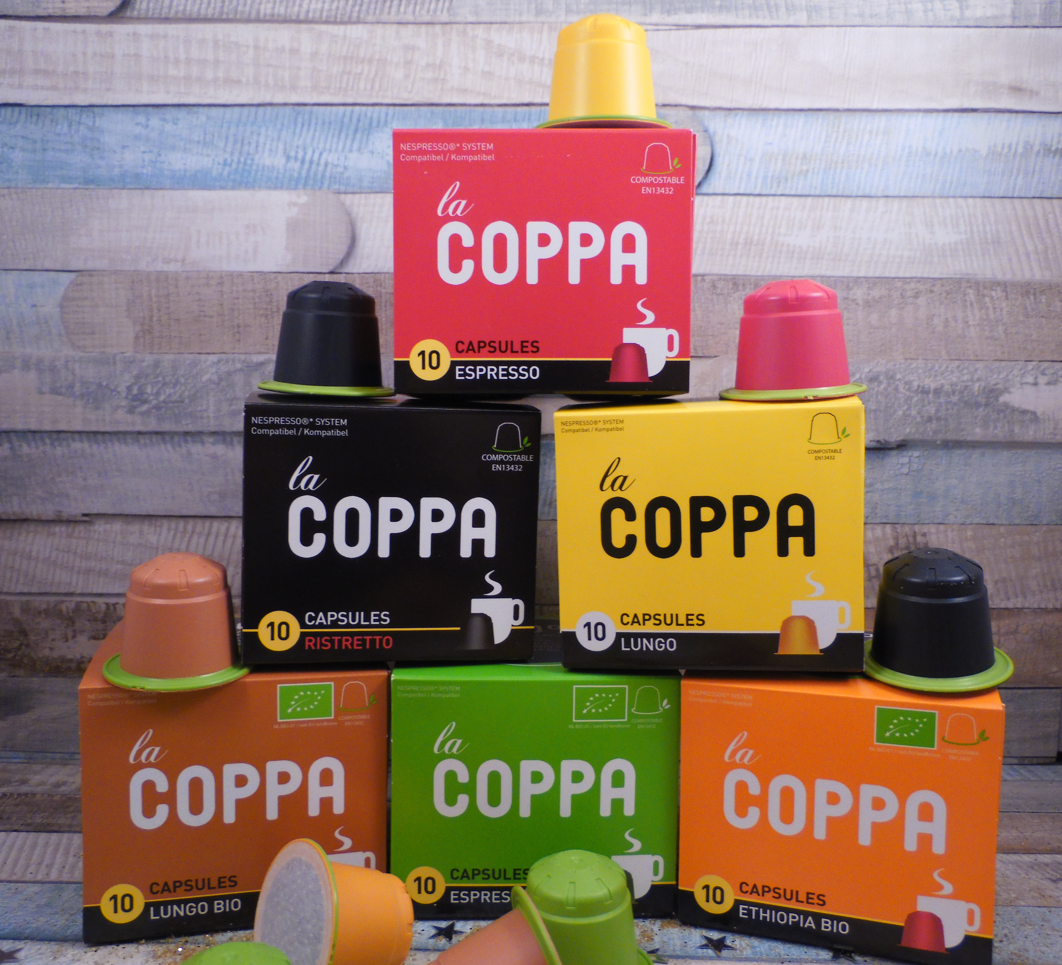 La Coppa Kompostierbare Kaffee Kapseln Fur Die Nespresso Muller Frinis Teststubchen